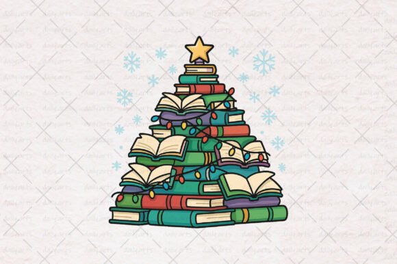 Books Christmas Tree Teacher PNG: A Designer’s Review of Seasonal Illustrations