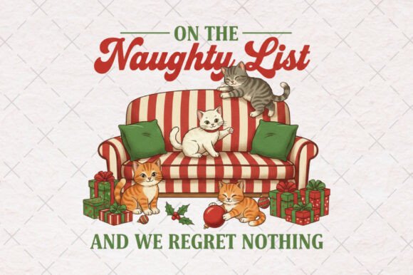 On the Naughty Vintage Christmas PNG Review for Crafters