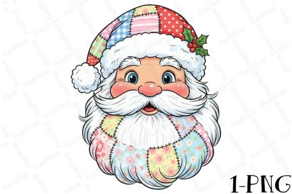 Patchwork Santa Claus Png, Christmas Png: A Publisher’s Review for T-Shirt Designs and Web Content
