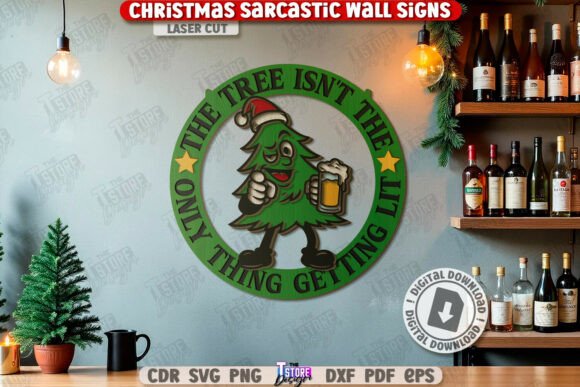 Sarcastic Christmas Wall Sign Embroidery Review