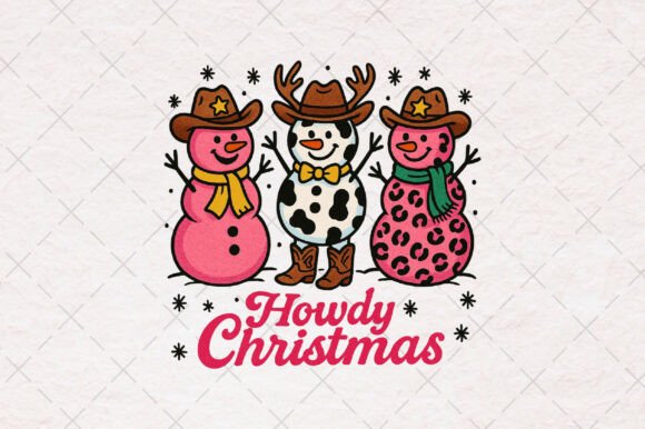 Western Cowboy Snowman Christmas PNG Review